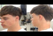 low taper fade straight hair