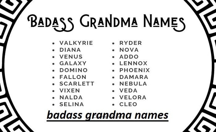 badass grandma names